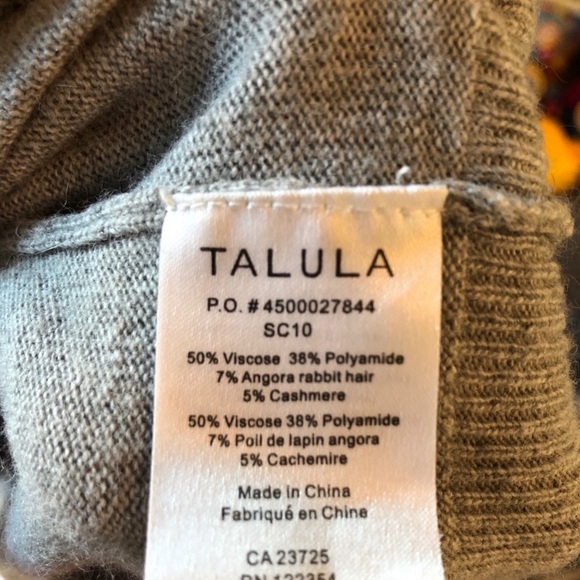 ARITZIA TALULA CASHMERE BLEND SWEATER CROPPED - Picture 4 of 4